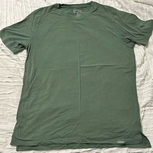 Legends, Aviation Tee Split-Hem, Hunter Green, XL